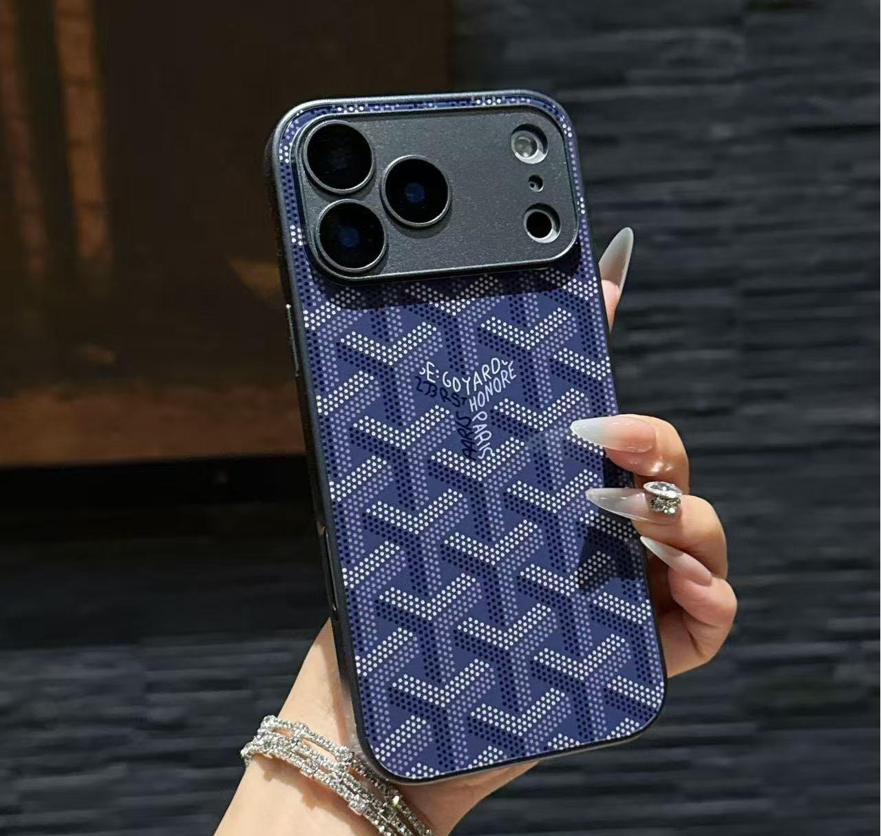 Luxury Pattern Protective Phone Case – Premium Texture & Camera Guard Design 💎📱
