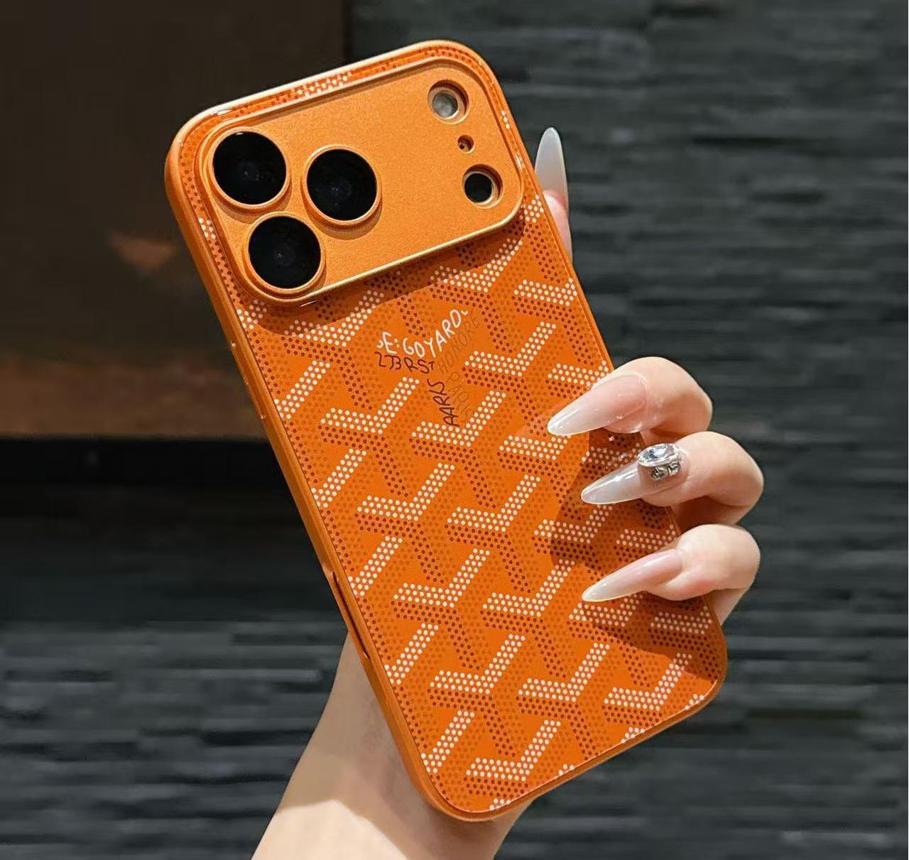 Luxury Pattern Protective Phone Case – Premium Texture & Camera Guard Design 💎📱