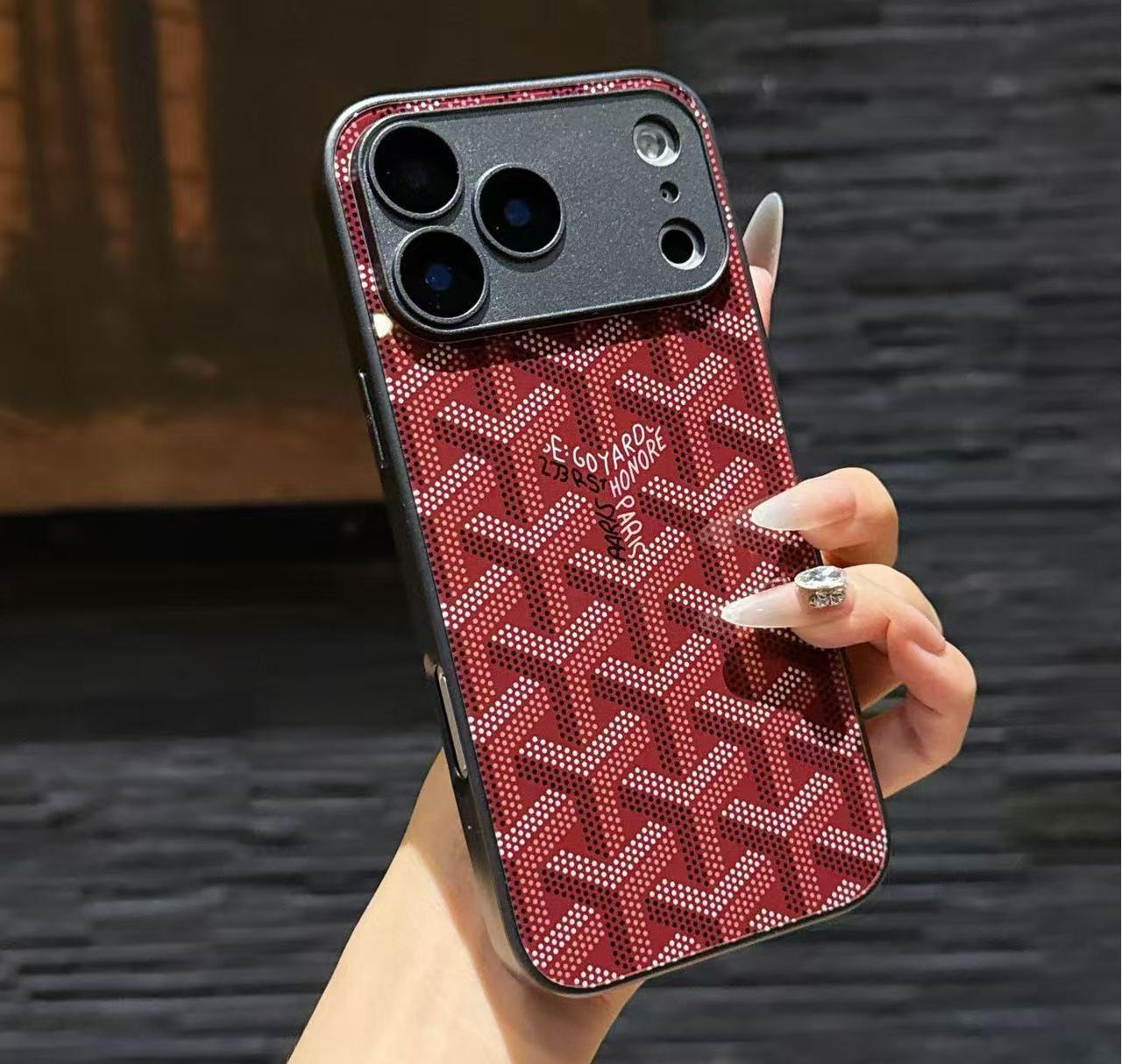 Luxury Pattern Protective Phone Case – Premium Texture & Camera Guard Design 💎📱