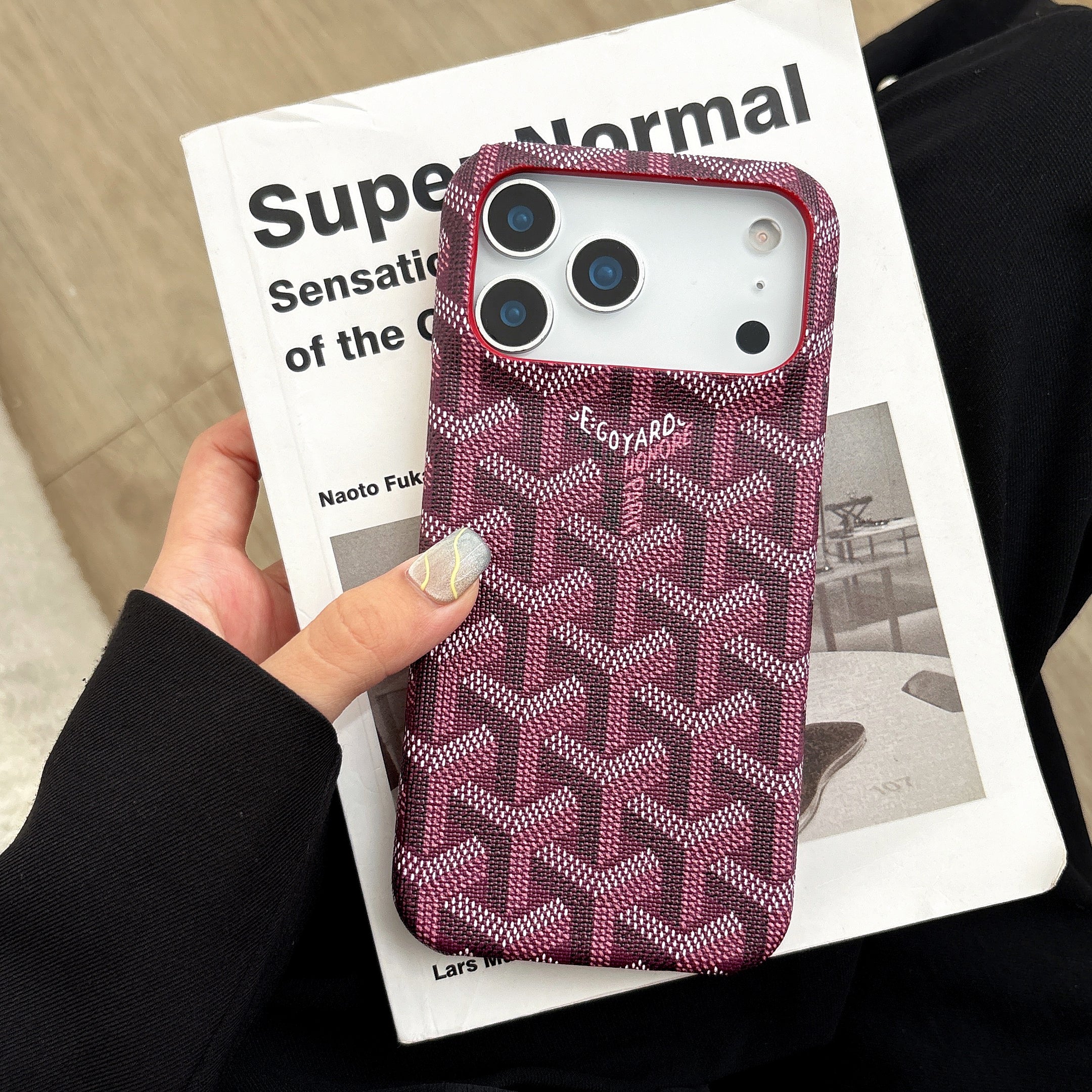 Luxury Pattern Protective Phone Case – Premium Texture & Camera Guard Design 💎📱