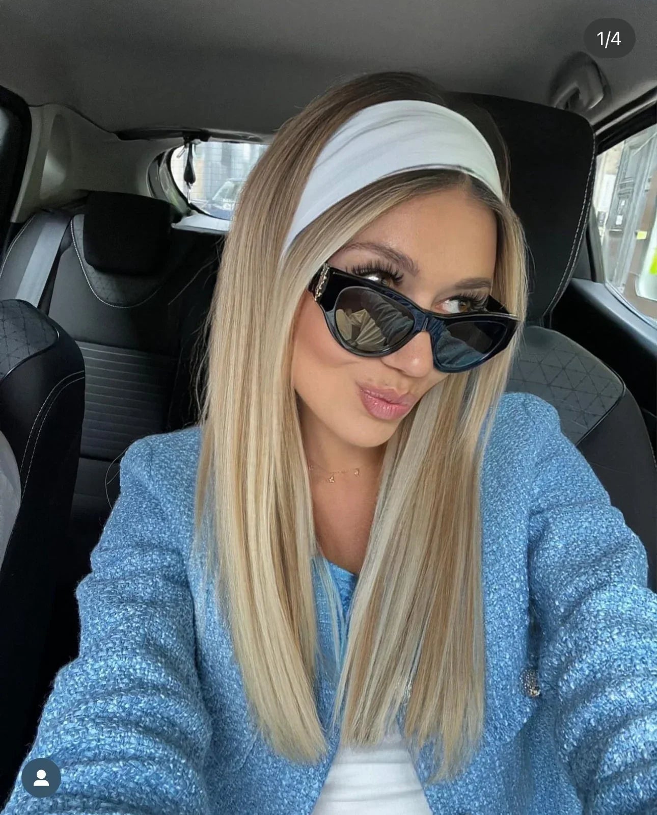 Luxury Large Frame Sunglasses 6090