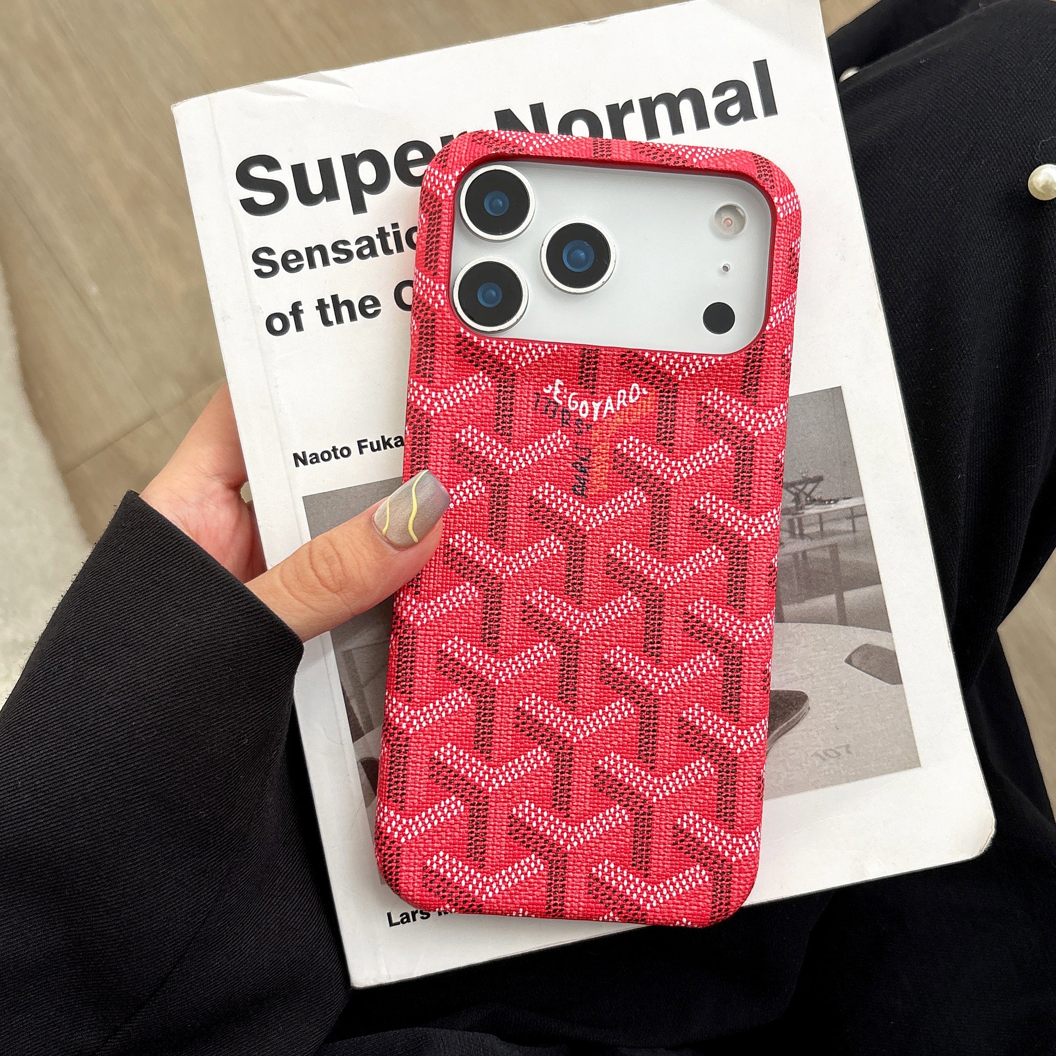 Luxury Pattern Protective Phone Case – Premium Texture & Camera Guard Design 💎📱
