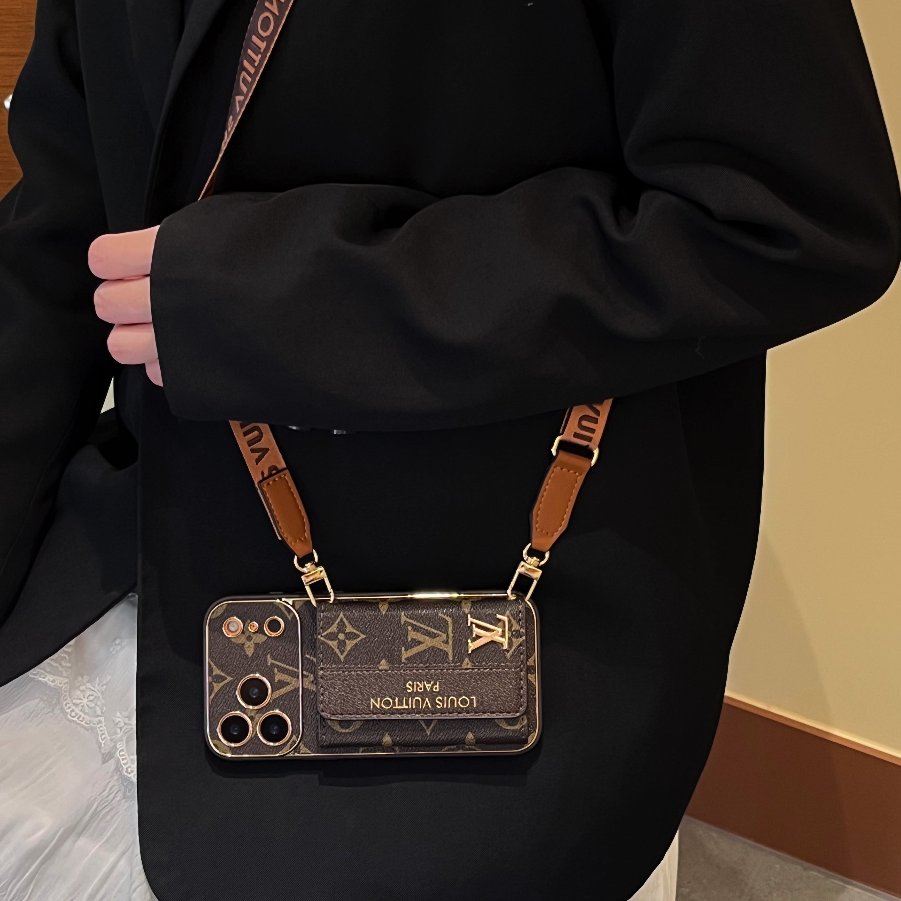🎒📱 Stylish Phone Crossbody Case with Card Pocket & Adjustable Strap