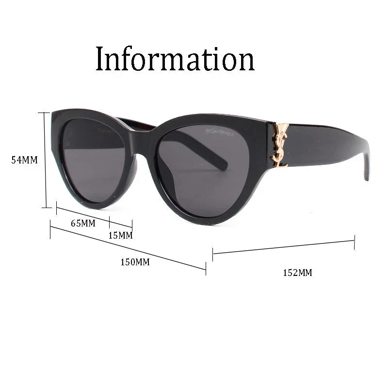 Luxury Large Frame Sunglasses 6090