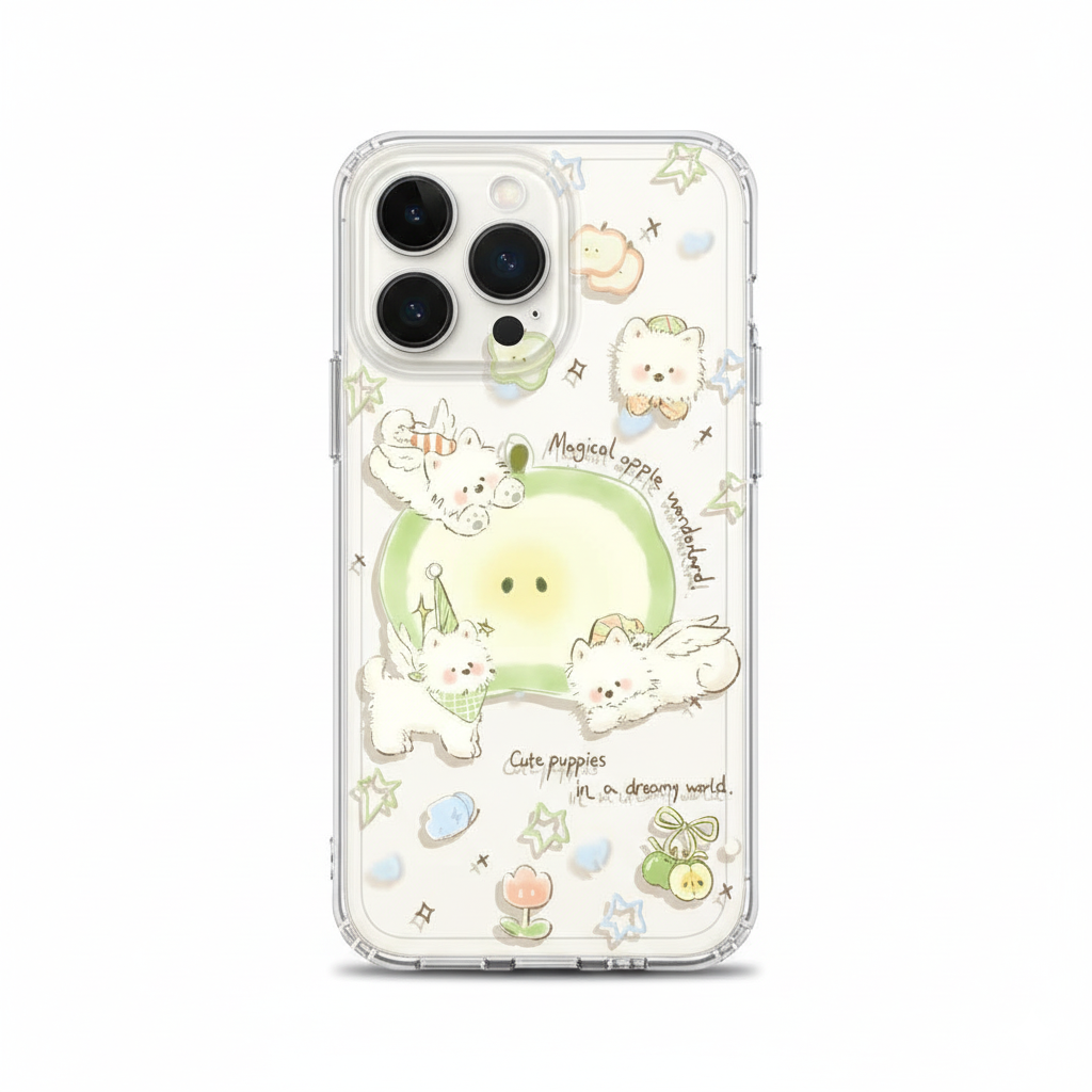 Dreamy Magic Apple Dog Phone Case