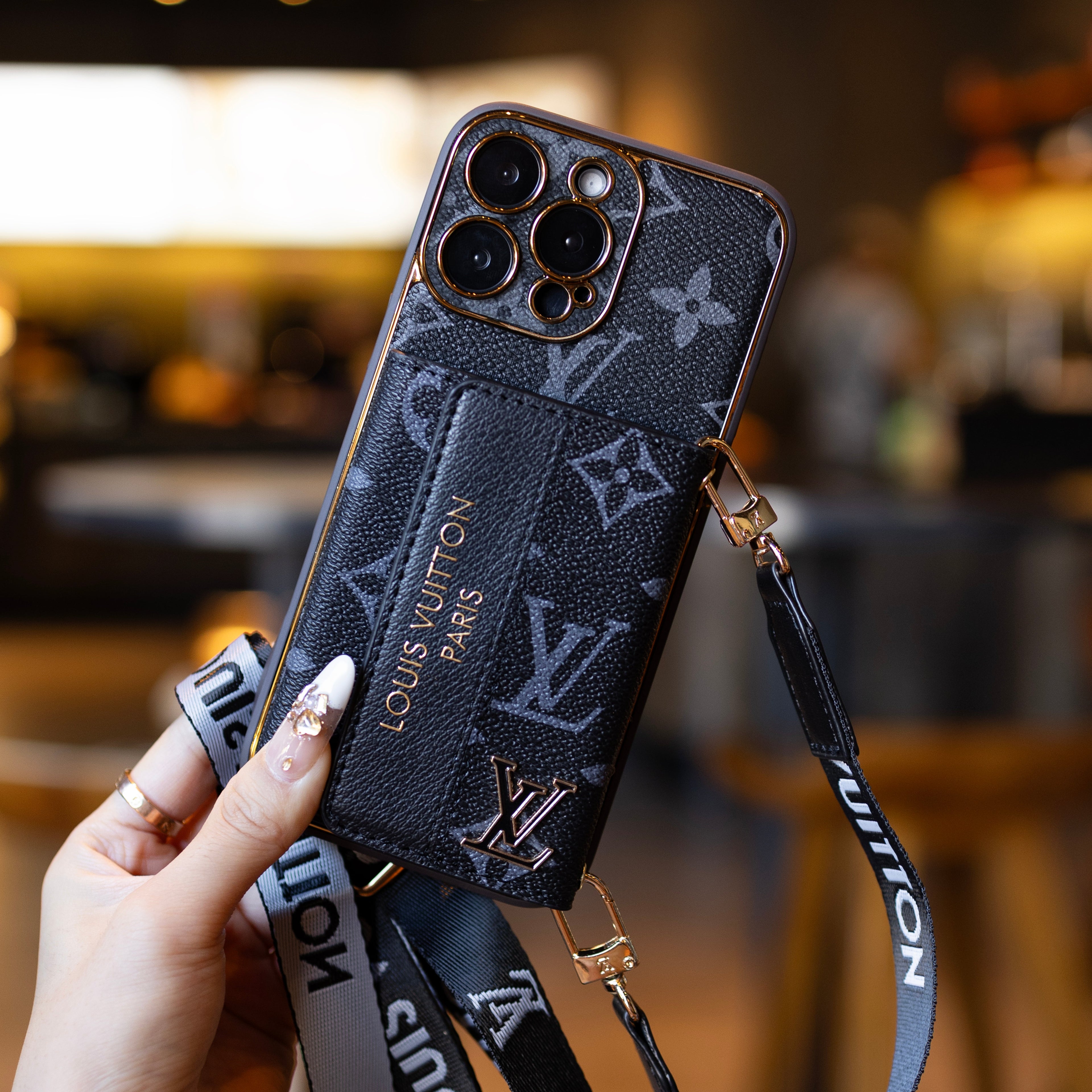 🎒📱 Stylish Phone Crossbody Case with Card Pocket & Adjustable Strap