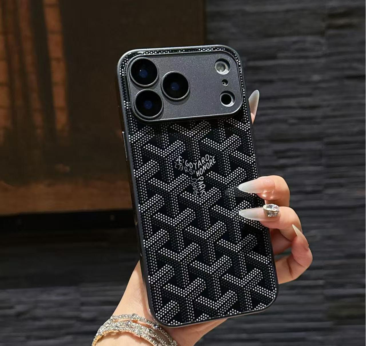 Luxury Pattern Protective Phone Case – Premium Texture & Camera Guard Design 💎📱